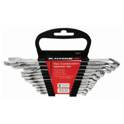 BLACKSPUR 11 PC COMB SPANNER SET (6-19MM)