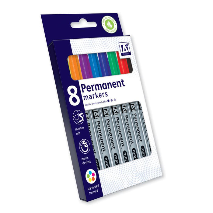 ANKER MARKERS PERMANENT 8pk