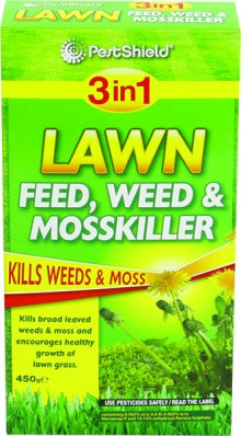 3 IN 1 WEED FEED & MOSS KILLER