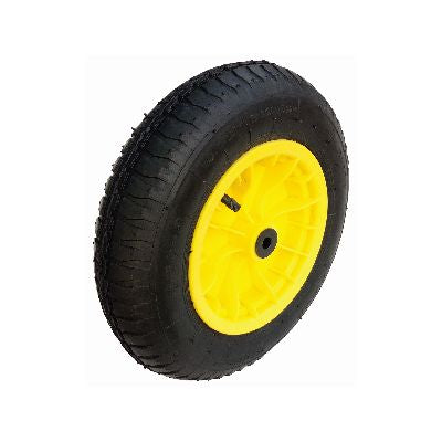 BLACSKPUR YELLOW 14" PNEUMATIC WHEEL