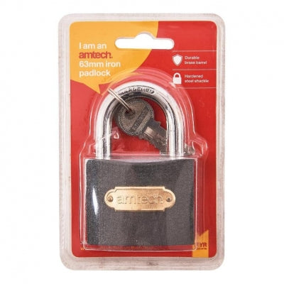 AMTECH  PADLOCK IRON 63MM