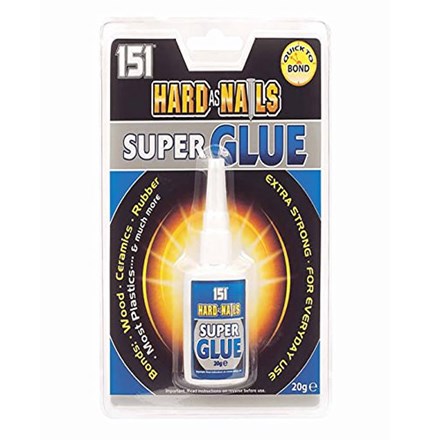 151 GLUE HARD AS NAILS SUPERGLUE