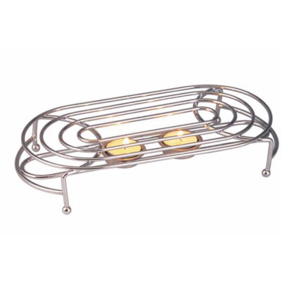 APOLLO CHROME DOUBLE CHAUFFE-PLATS