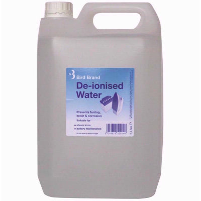 BIRD BRAND DE-IONISED WATER 5LT