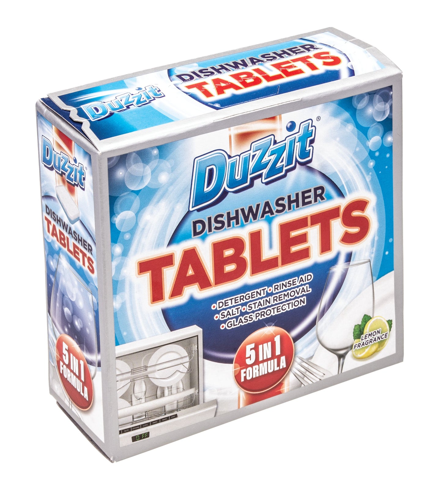 Duzzit Tablettes lave-vaisselle 5 en 1 – 12 tablettes