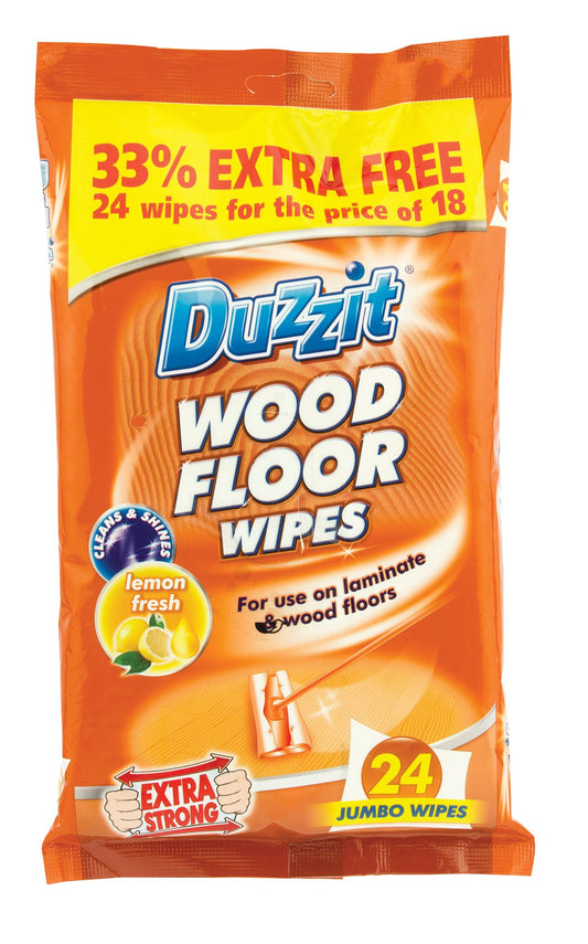 Lingettes pour Parquet Duzzit (24 lingettes)
