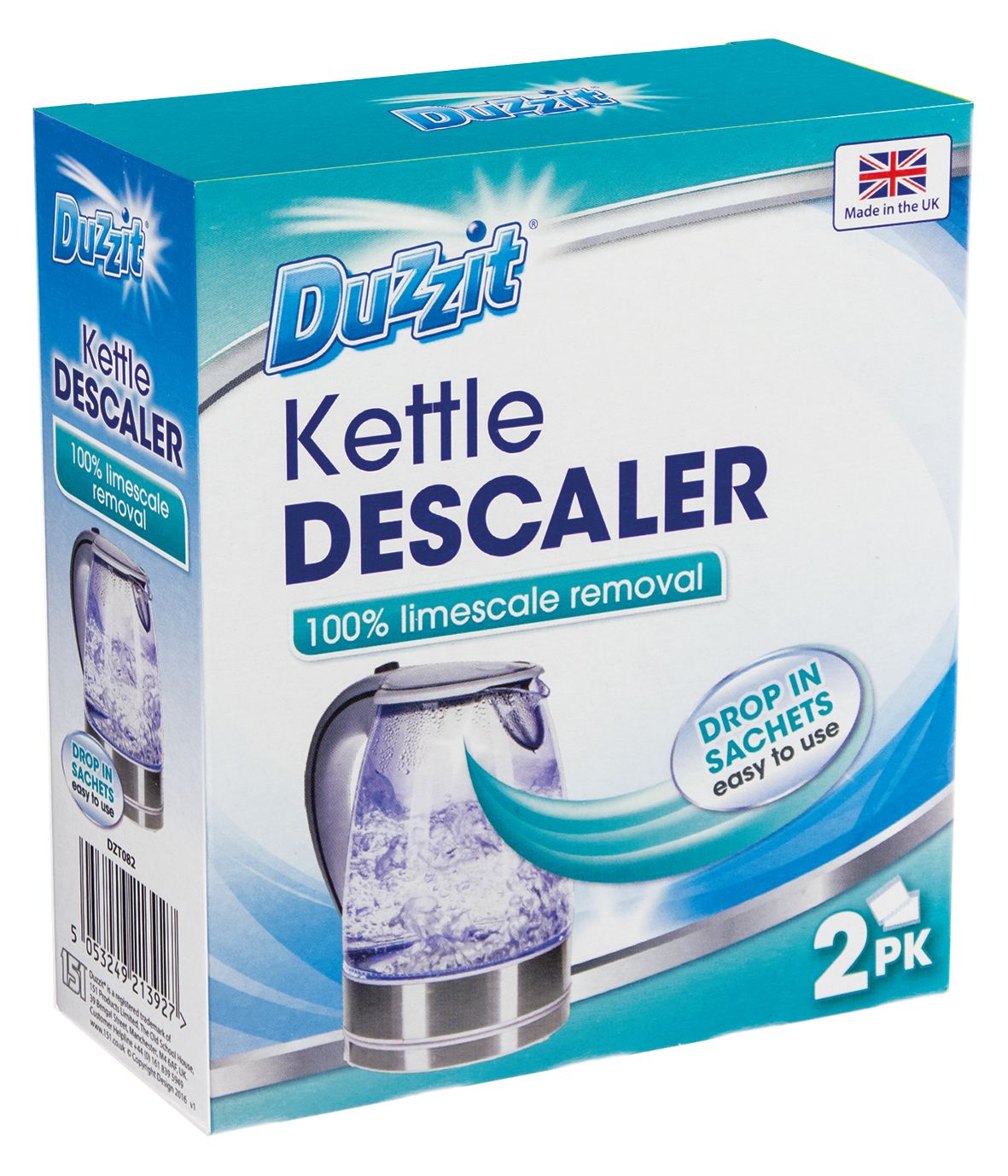 Duzzit Drop-In-Bag Kettle Descaler 2x40g
