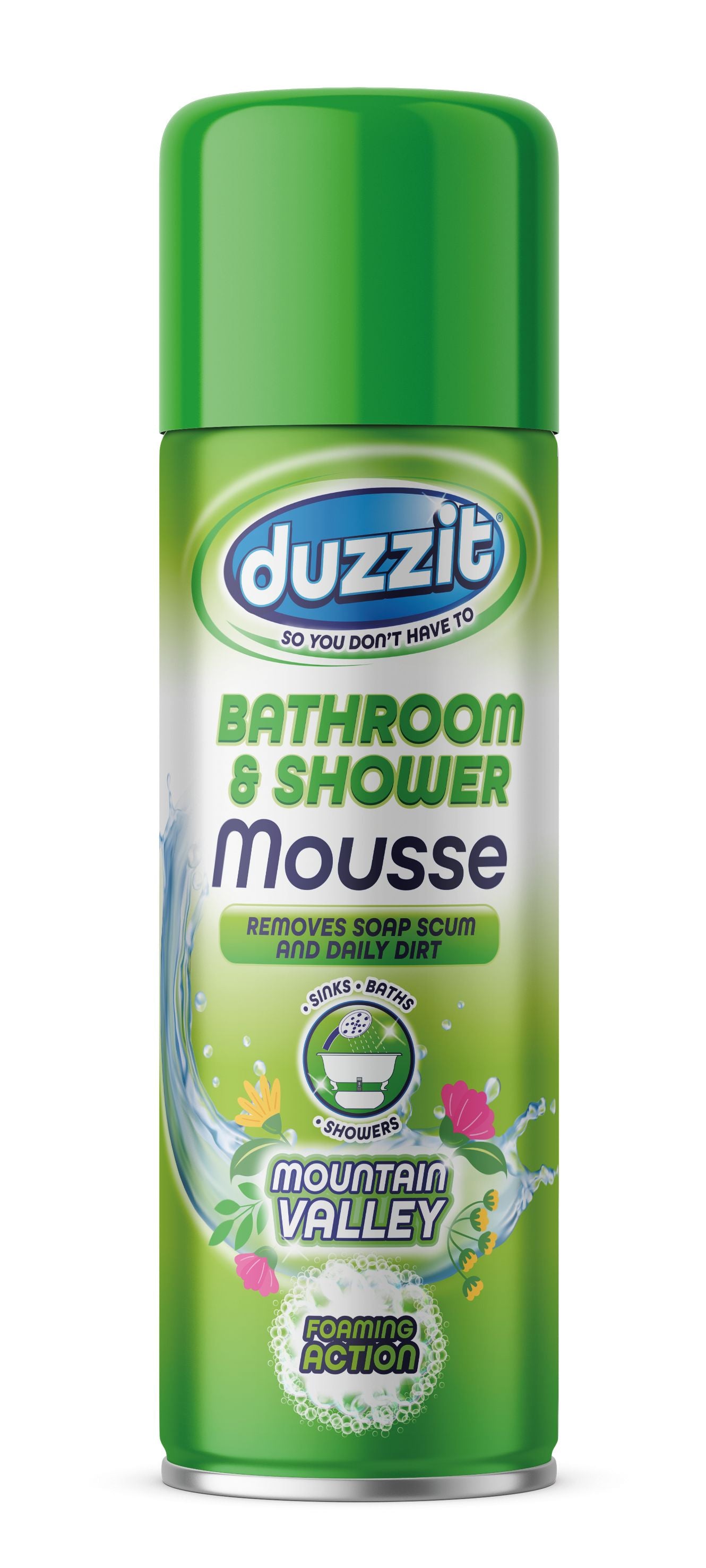 Duzzit Bathroom & Shower Mousse - Mountain Valley - 500ml