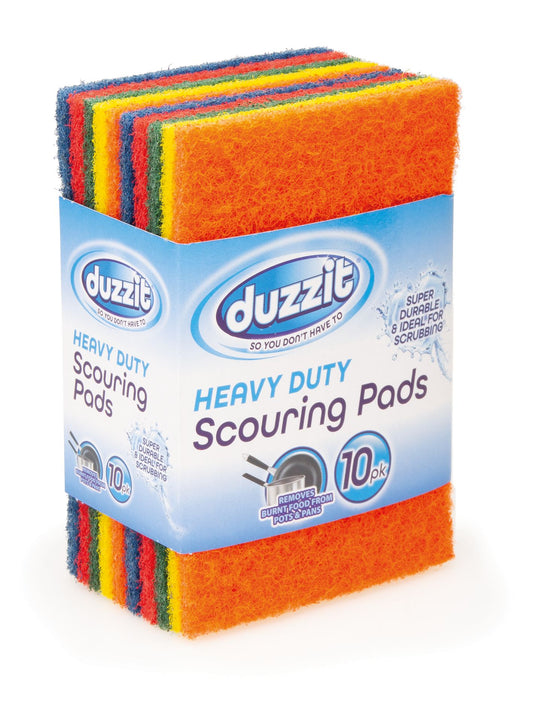 Duzzit Tampon à Récurer Robuste Assortis 10p.