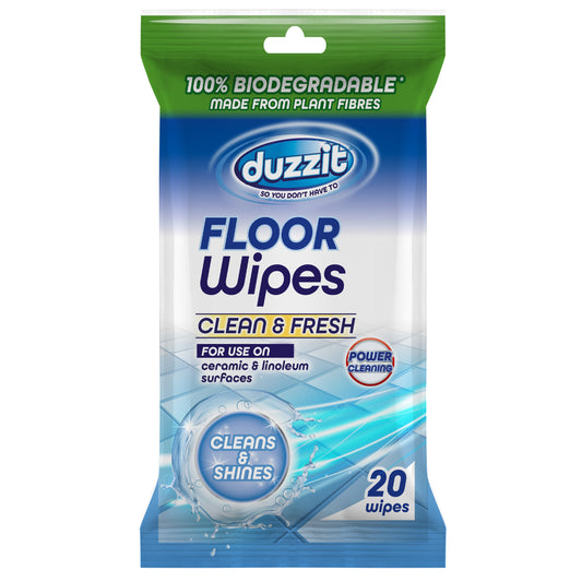 Lingettes Biodégradables pour Sol Propres et Fraîches 20 unités