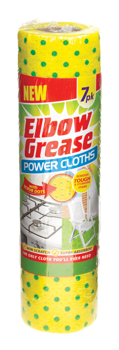 Chiffons de Nettoyage Puissants Elbow Grease x7
