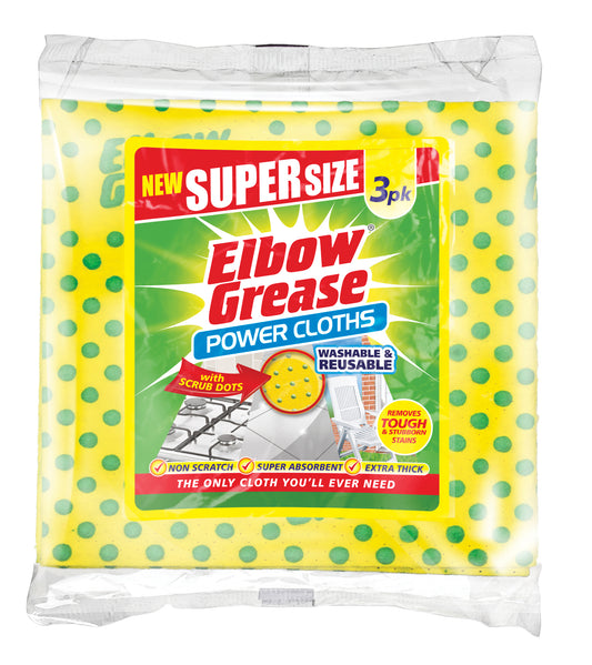 Elbow Grease Supersize Cloth 3pk