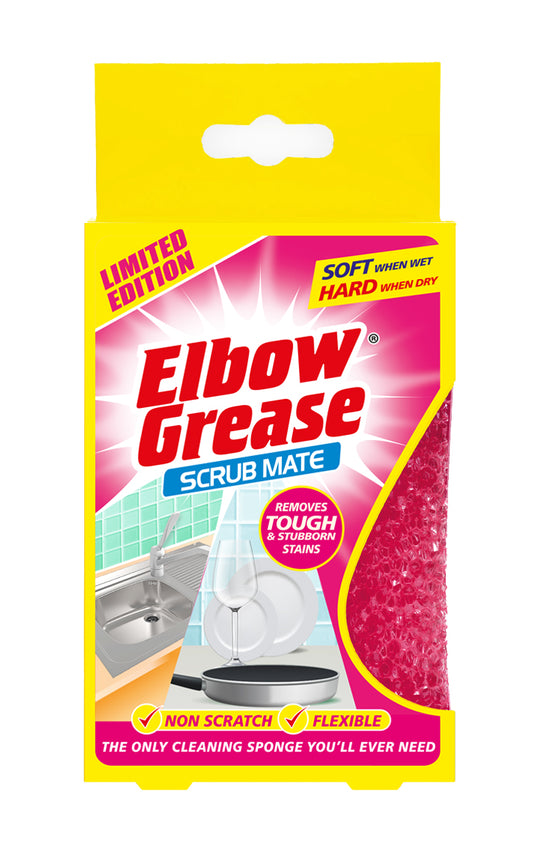 Elbow Grease Scrub Mate Pink 1pk