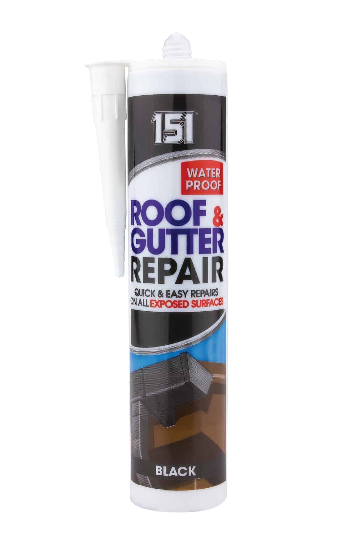 Mastic d'Étanchéité pour Toit et Gouttières 151 Noir 280ml