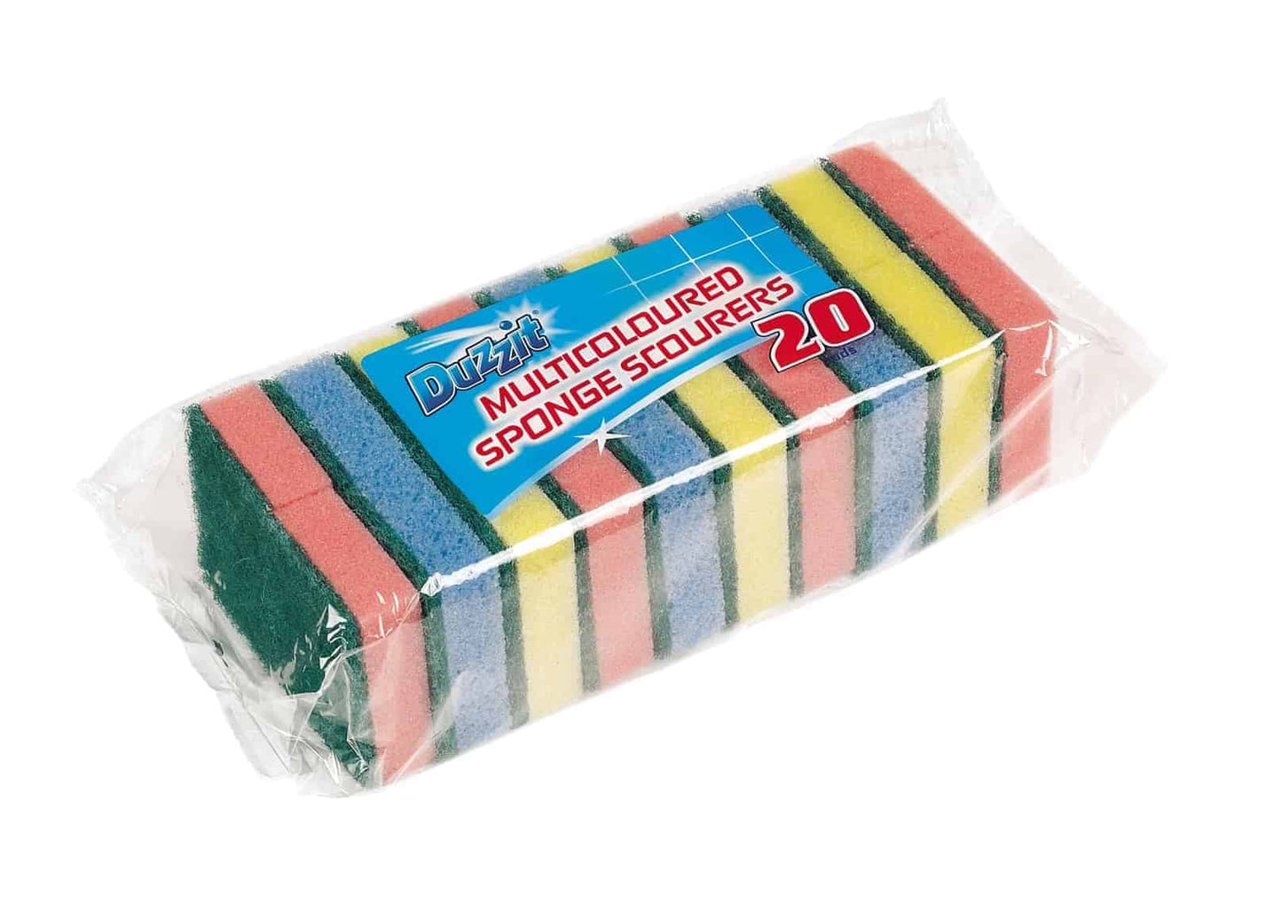 Éponges à récurer Duzzit, paquet de 20