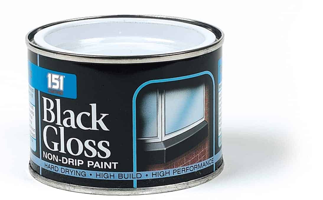 151 TIN PAINT BLACK GLOSS 180ML