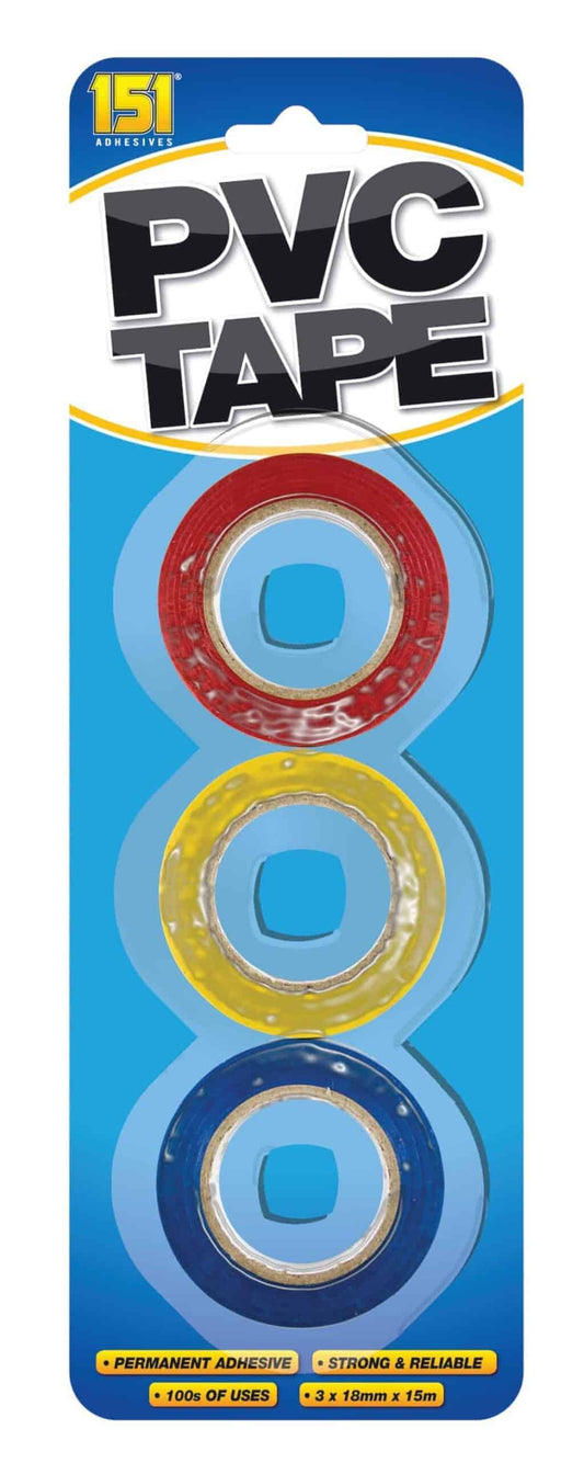 151 TAPE PVC COLOURED 3S 15M