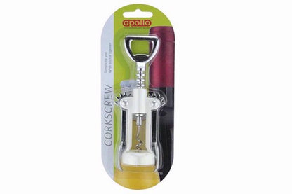 Tire-bouchon à double levier Apollo Deluxe blanc