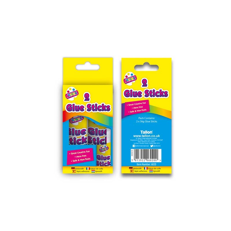 2 x 36Grm twist action Glue Sticks
