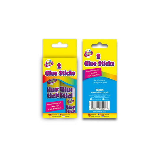2 x 36Grm twist action Glue Sticks