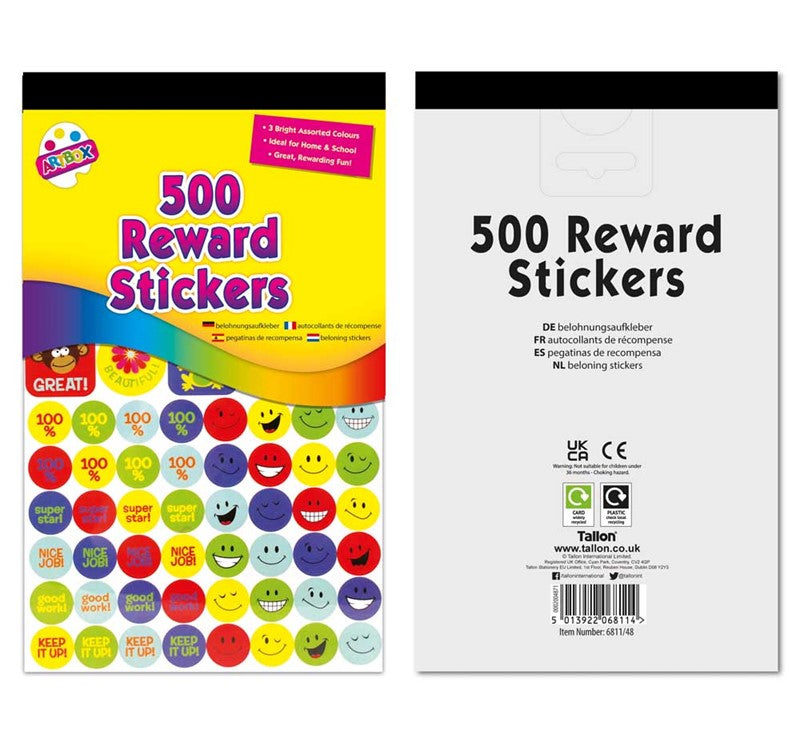 AUTOCOLLANTS RÉCOMPENSES ART BOX 500