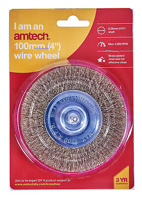 AMTECH WIRE WHEEL 4inch