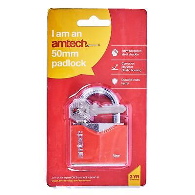 AMTECH  PADLOCK RHOMBIC IRON 50MM