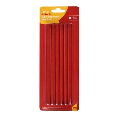 AMTECH CARPENTERS PENCILS 12PK