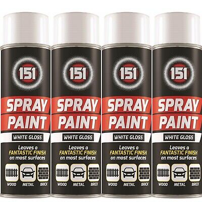 151 PAINT SPRAY WHITE GLOSS 250ML