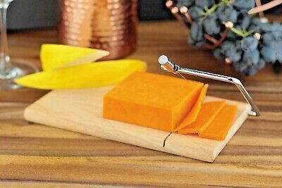 Planche à fromage en bois d'hévéa Apollo avec fil