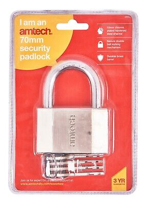 AMTECH  PADLOCK SECURITY 70MM