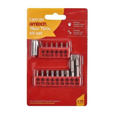 AMTECH TORQ SET 16PCE 3220