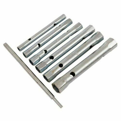 Amtech 6 Piece tubular box spanner set with Tommy bar