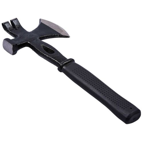 AMTECH Hache-marteau multi-usage 4-en-1 Arrache-clous Pied-de-biche Pied-de-biche Hachette Fendre Couper le bois