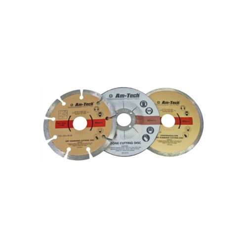 AMTECH  DIAMOND & CUT OFF BLADE 3PC SET