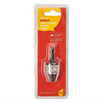 Mandrin sans clé à changement rapide Amtech 1/4" (6.5mm)