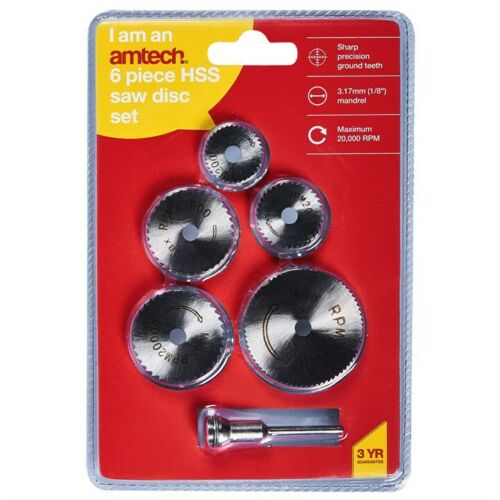 AMTECH  SAW BLADES HSS 6PC