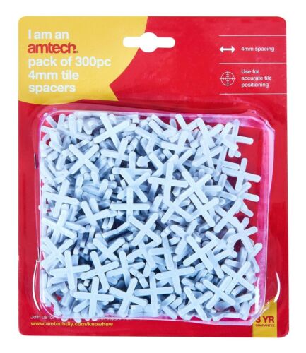 AMTECH  TILE SPACERS 4MM 300PC