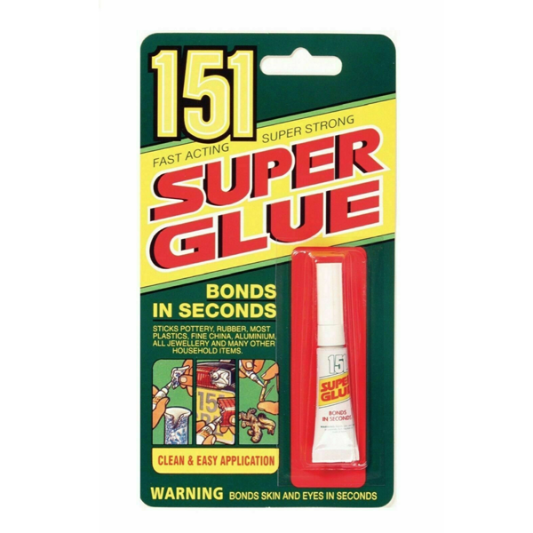 151 Super Glue Tube Clear 3g